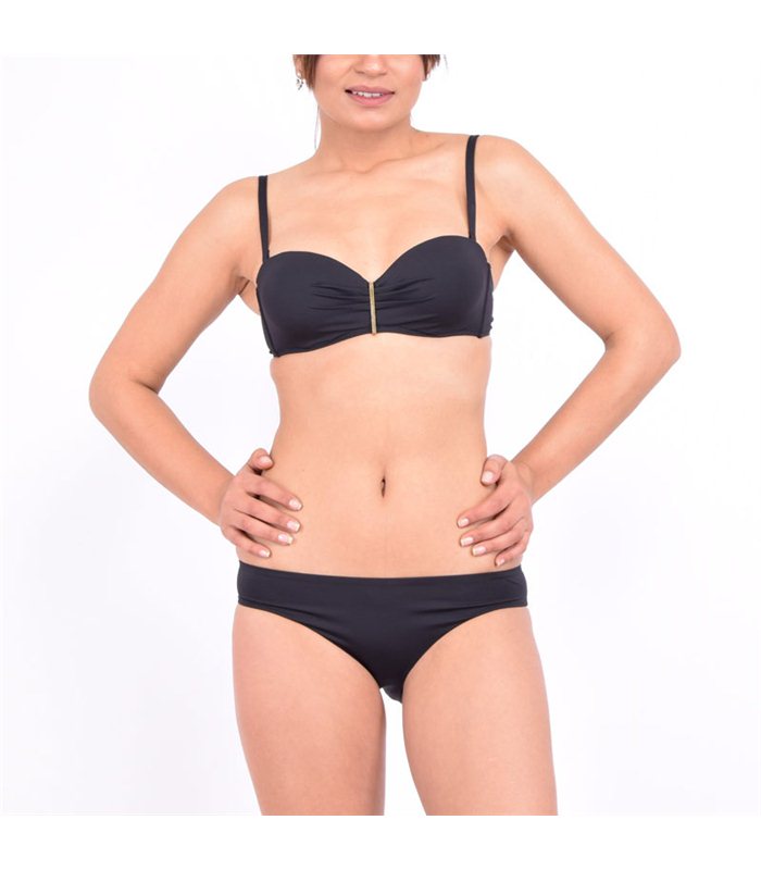 Bikini Bandeau Uni Nancy