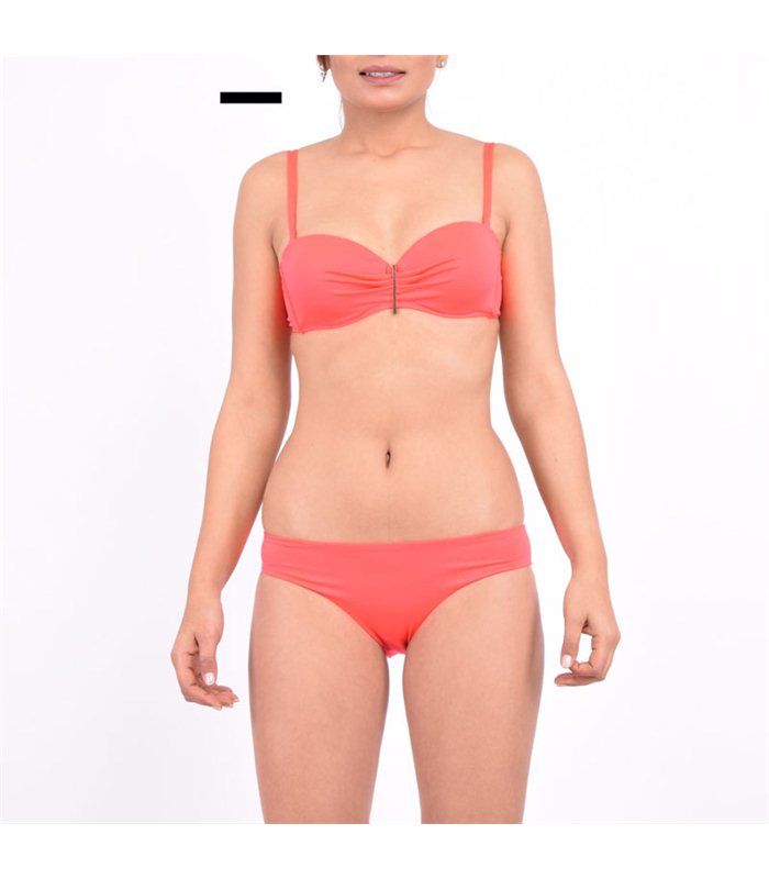 Bikini Bandeau Uni Nancy