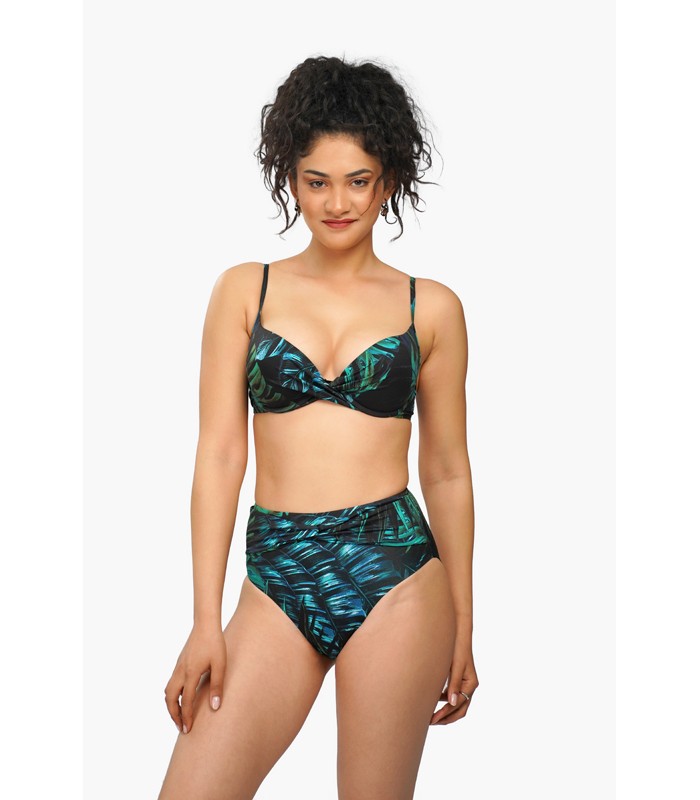 Bikini Push-Up Double Rembourrage Tropical