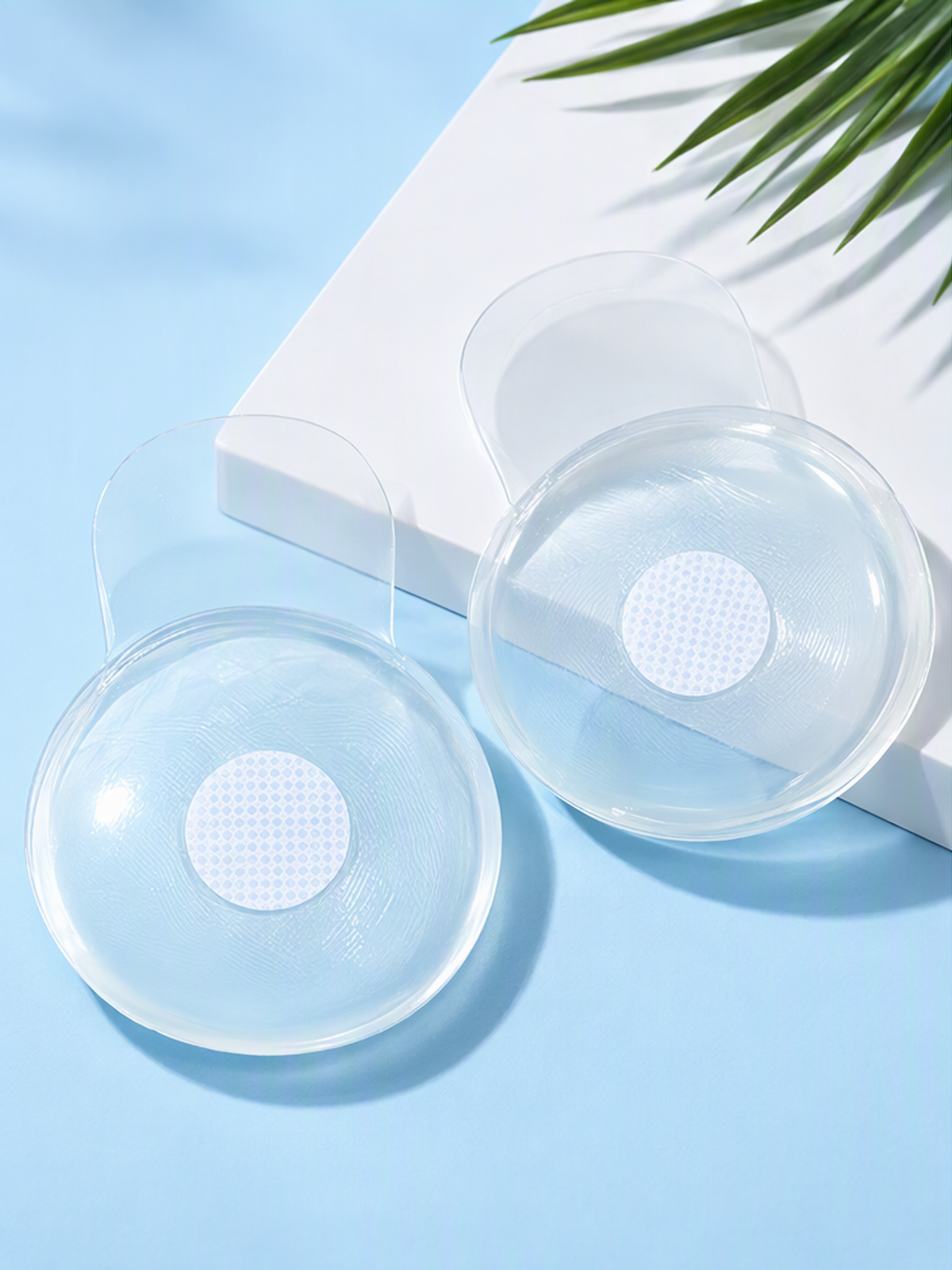 Lot de 2 coussinets en silicone adhésifs - remonte seins - pour rehausser et maintenir la poitrine