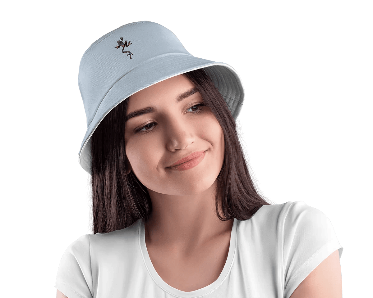 Chapeau Bob Grenouille Bleu