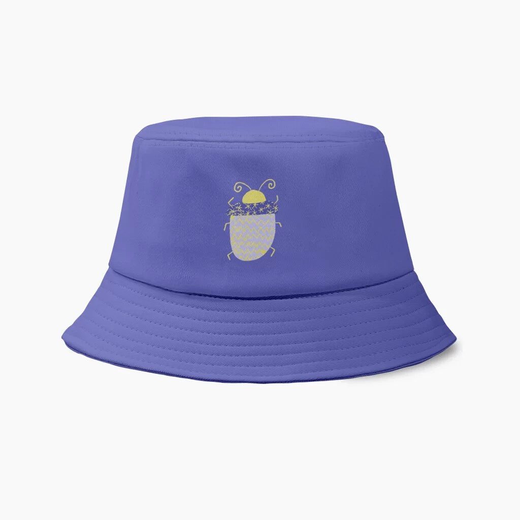 Chapeau Bob Hibiscus Bleu