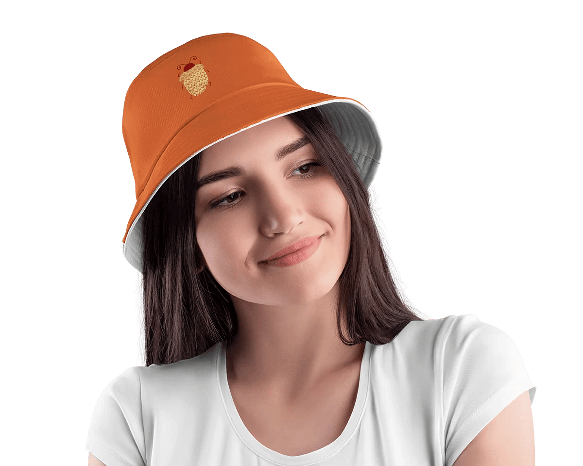 Chapeau Bob Hibiscus Orange