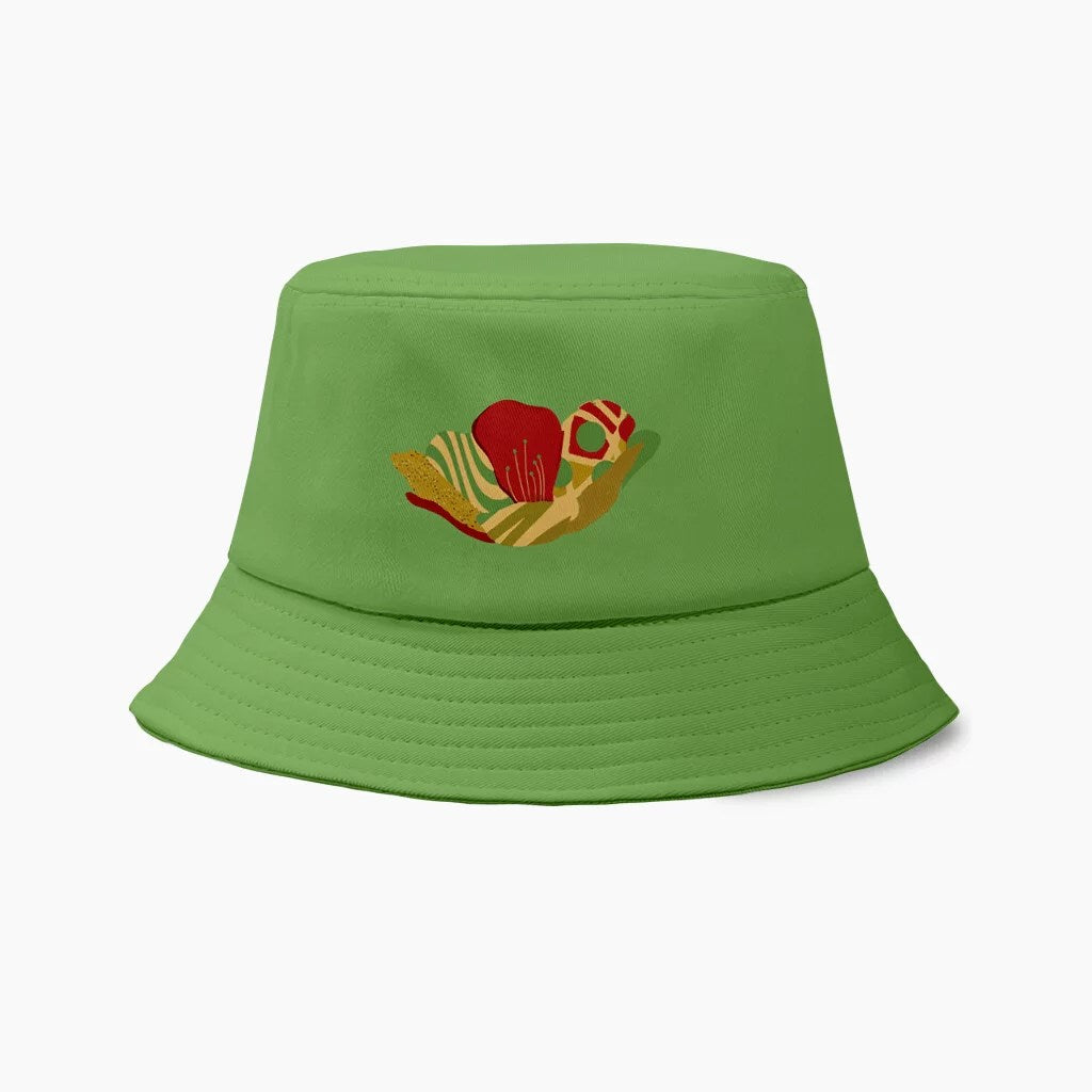 Chapeau Bob Psychédélique Vert