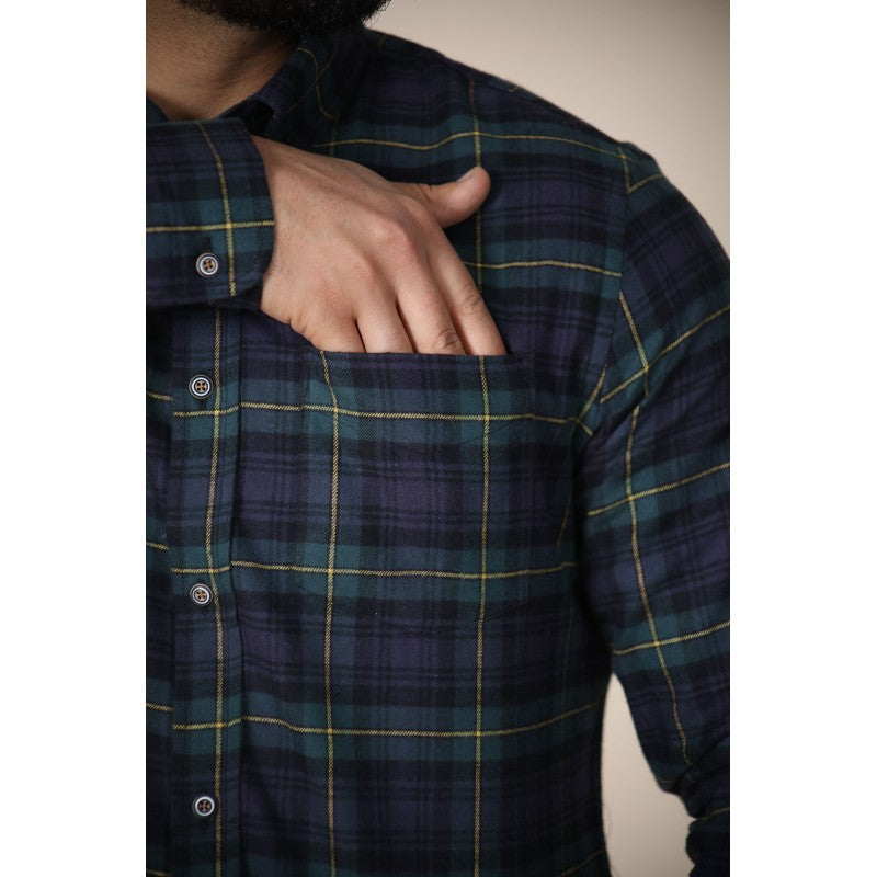 Chemise Homme Classique | Motif Carreaux Slim Fit