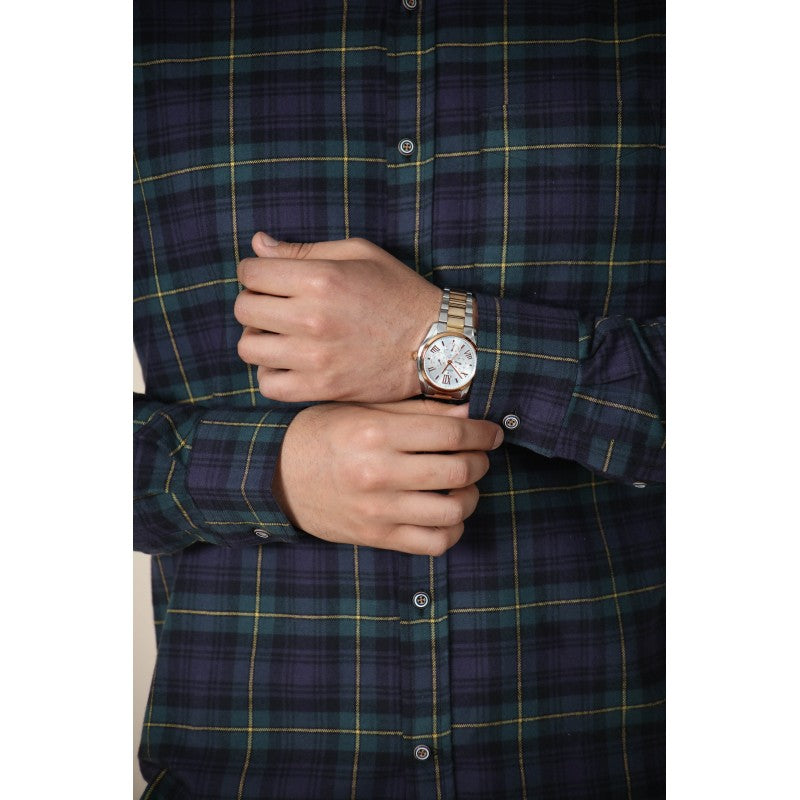 Chemise Homme Classique | Motif Carreaux Slim Fit