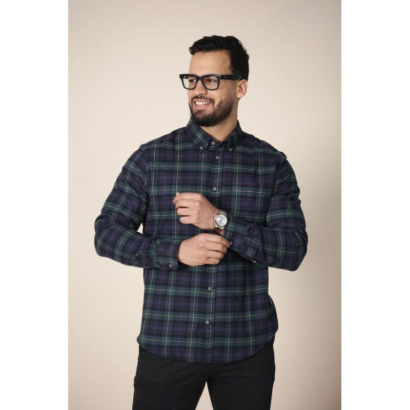 Chemise Homme Classique | Motif Carreaux Slim Fit