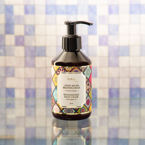 Crème mains régénératrice à l'huile d'argan — Oud — 250 ml