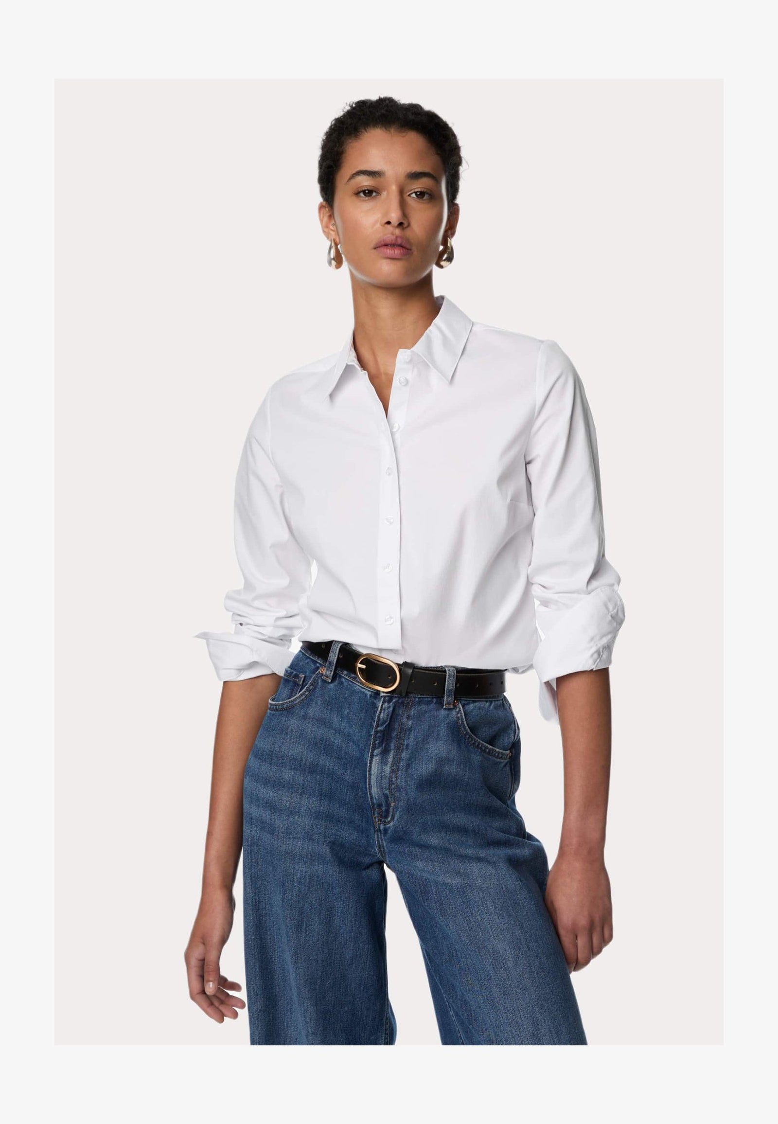 Cotton Rich FITTED WORKSHIRT - Chemisier - white