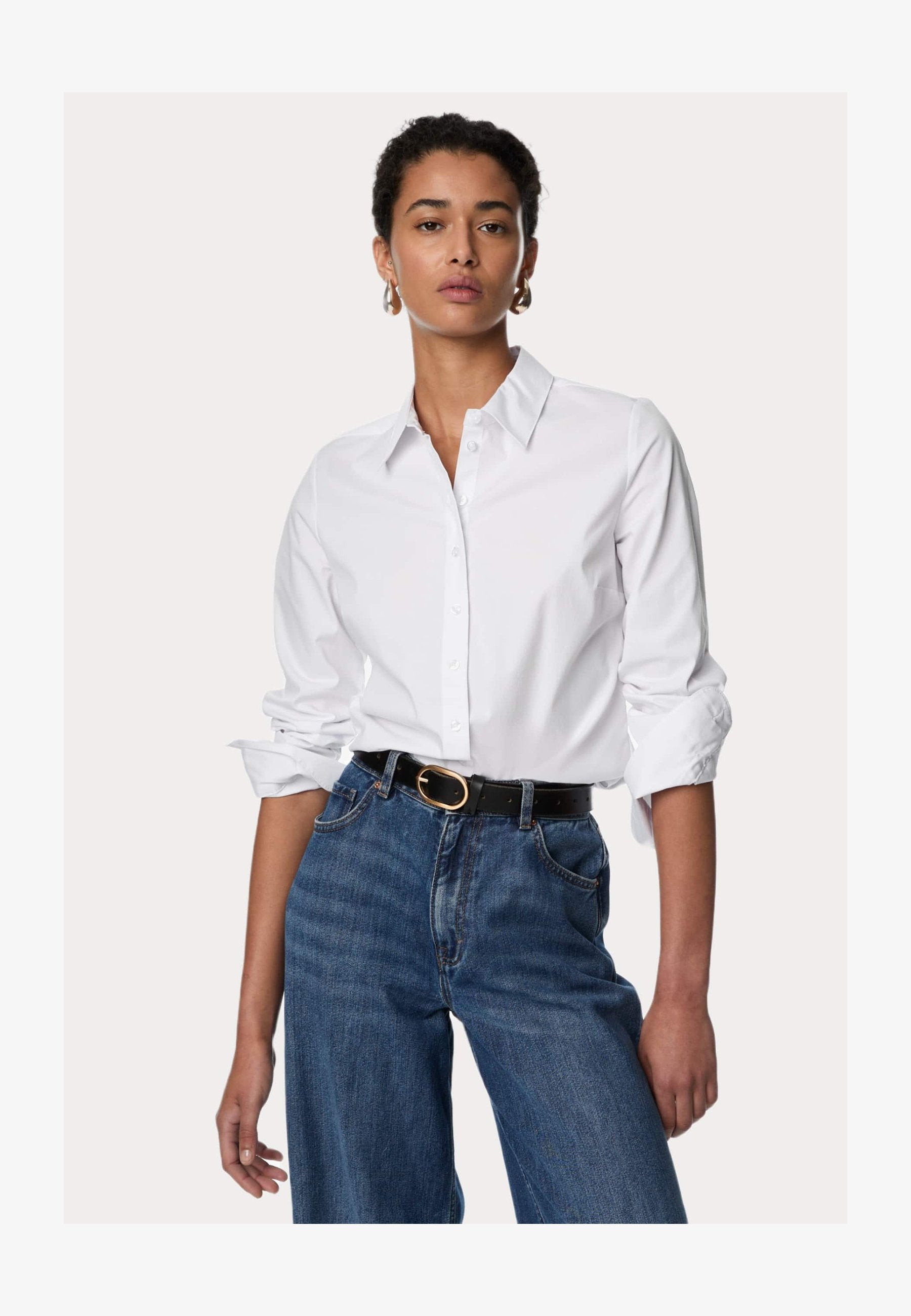 Cotton Rich FITTED WORKSHIRT - Chemisier - white