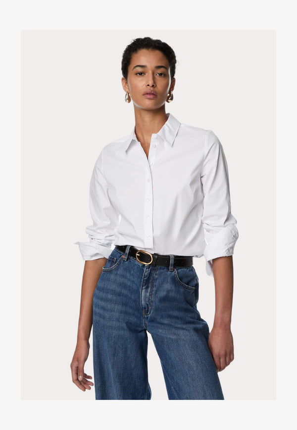 Cotton Rich FITTED WORKSHIRT - Chemisier - white