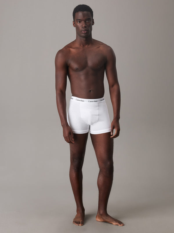 TRUNK 3 PACK COTTON STRETCH - Boxers - white/red/blue