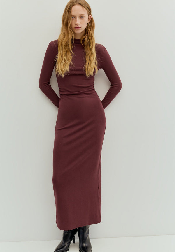 Robe longue - bordeaux