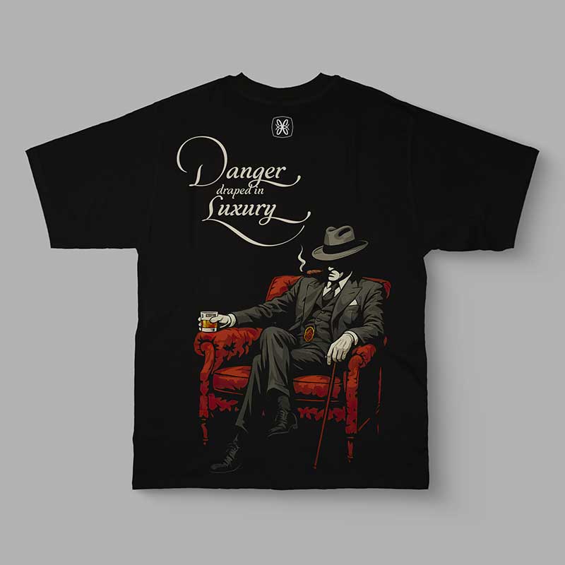 T-shirt oversize -Luxury Menace
