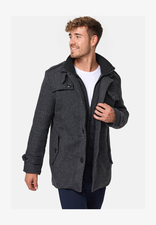 BRANDAN - Manteau court - black mix