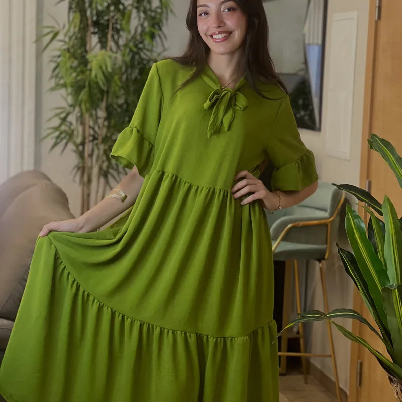 Robe Yasmine Verte