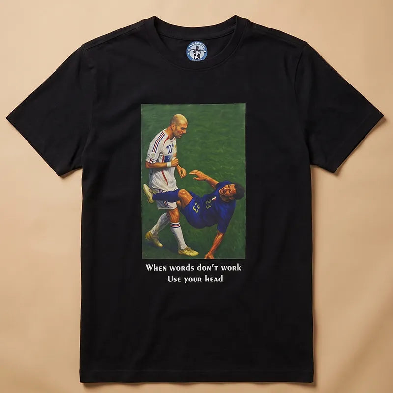 Zidane Materazzi, when words don't work use your head
