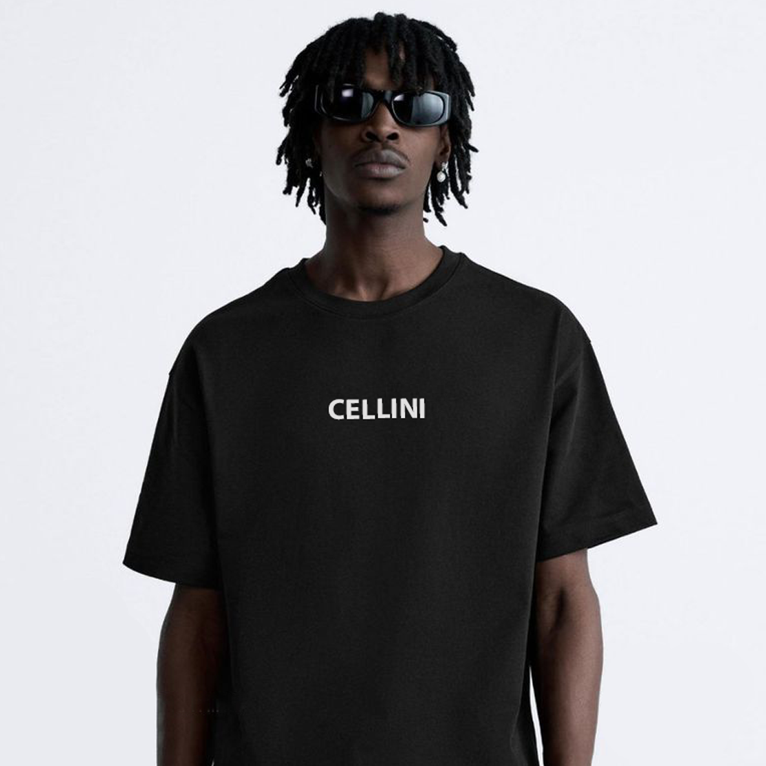 T-shirt Oversize Noir "Nobody Cares About Your Fake Life" – CELLINI® Édition