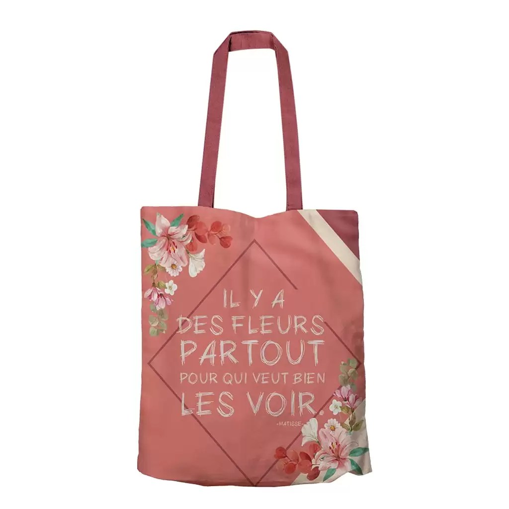 Tote Bag L Fleurs Partout