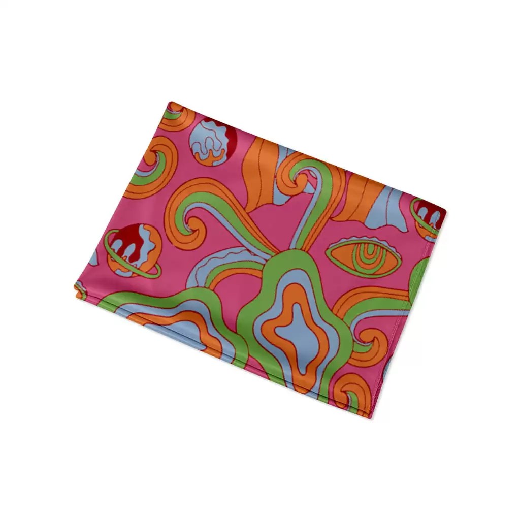Foulard Psychédélique Rose
