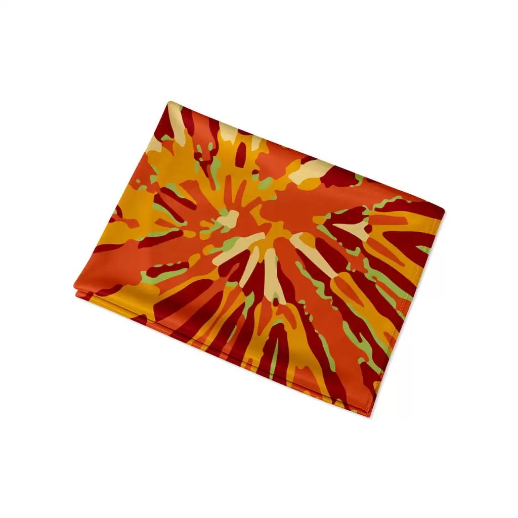 Foulard Tie Dye Orange