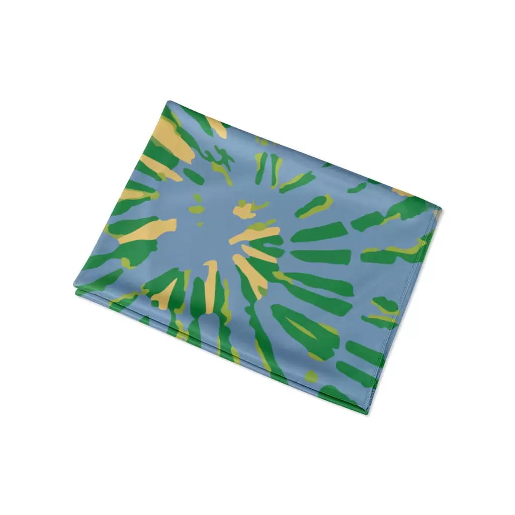 Foulard Tie Dye Vert Bleu