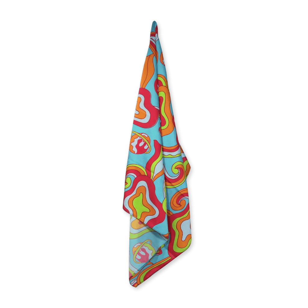 Foulard Psychédélique Bleu