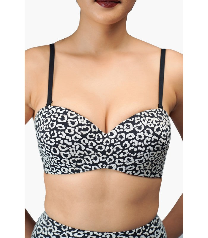 Haut de Bikini Bandeau Zèbre