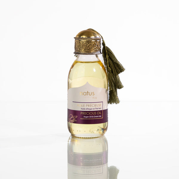 Huile précieuse à l'huile d'argan — Thé Vert