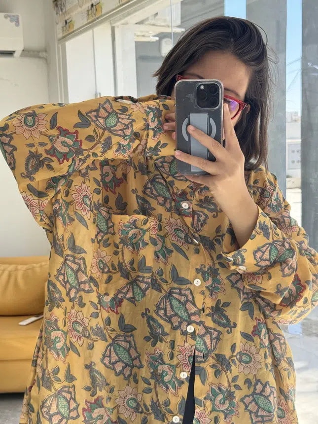 Chemise en Fibrane de Coton Imprimée