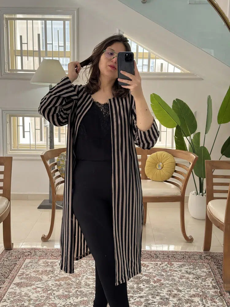 Gilet en Mousseline Pailletée