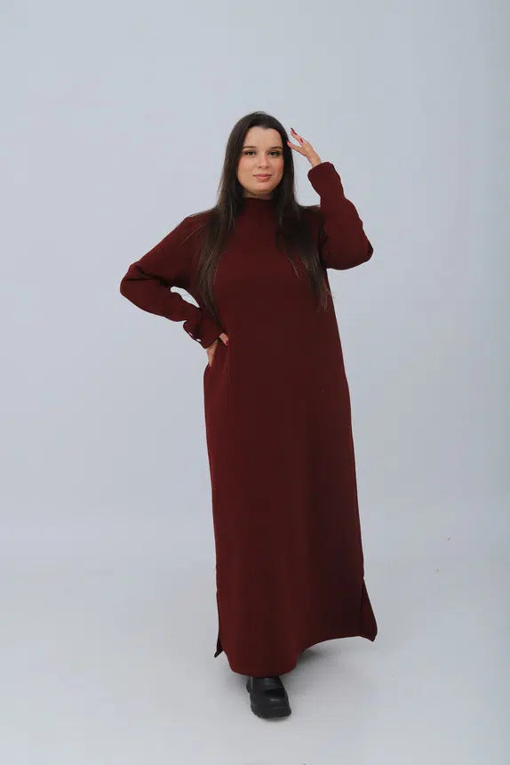 Robe Molleton Bordeaux