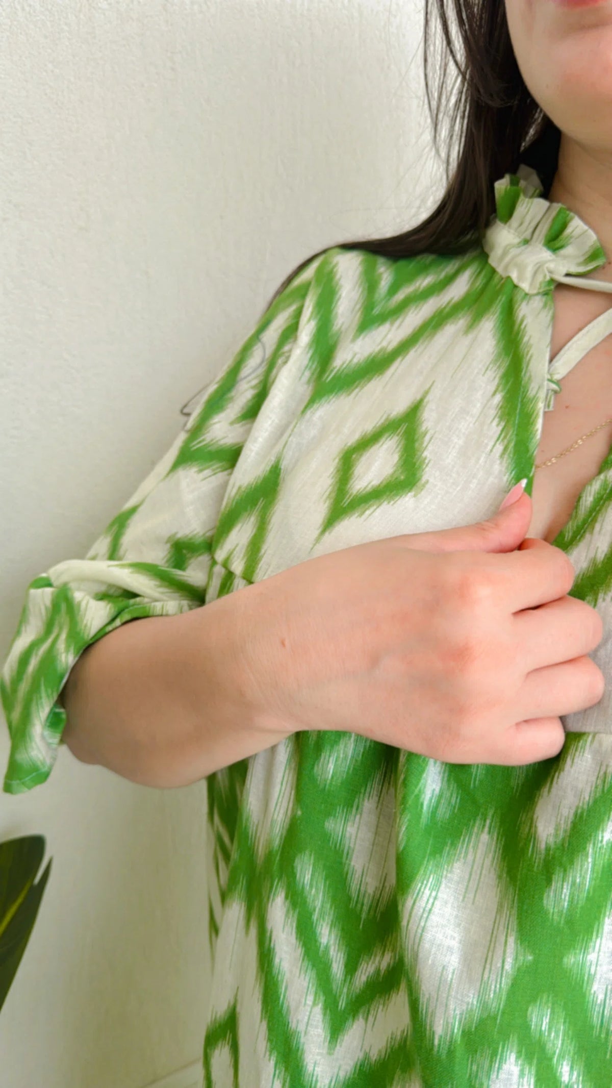 Robe en 100 % Lin Imprimée