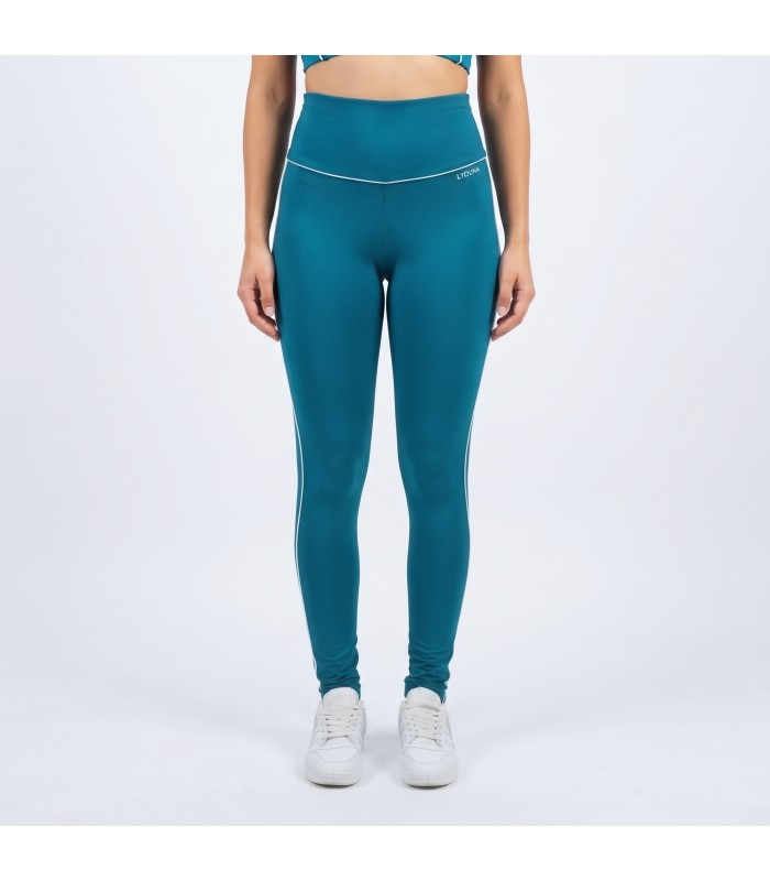 Legging de Sport à Détails Contrastés