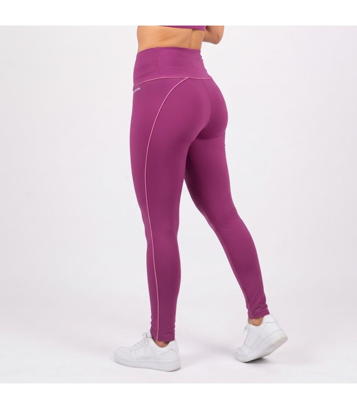 Legging de Sport à Détails Contrastés