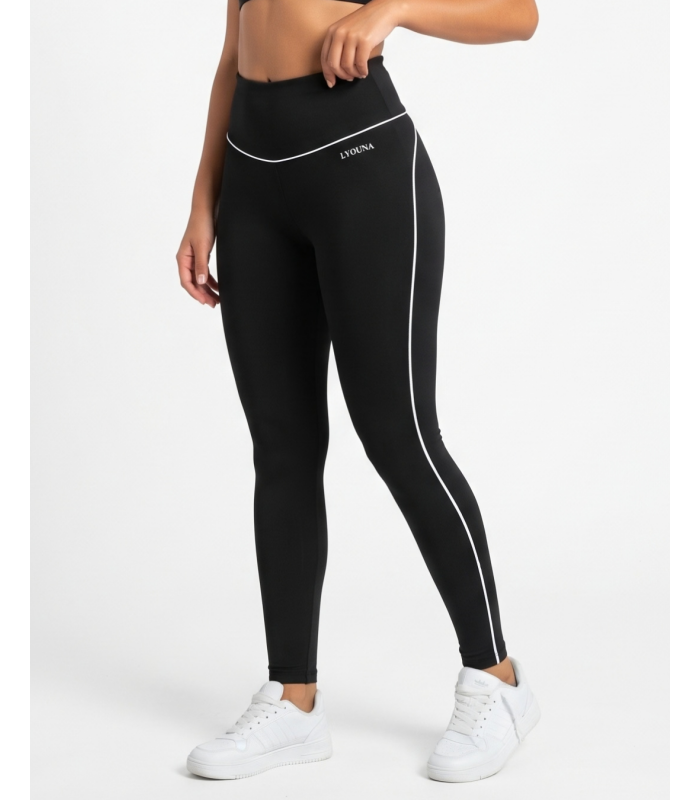 Legging de Sport à Détails Contrastés