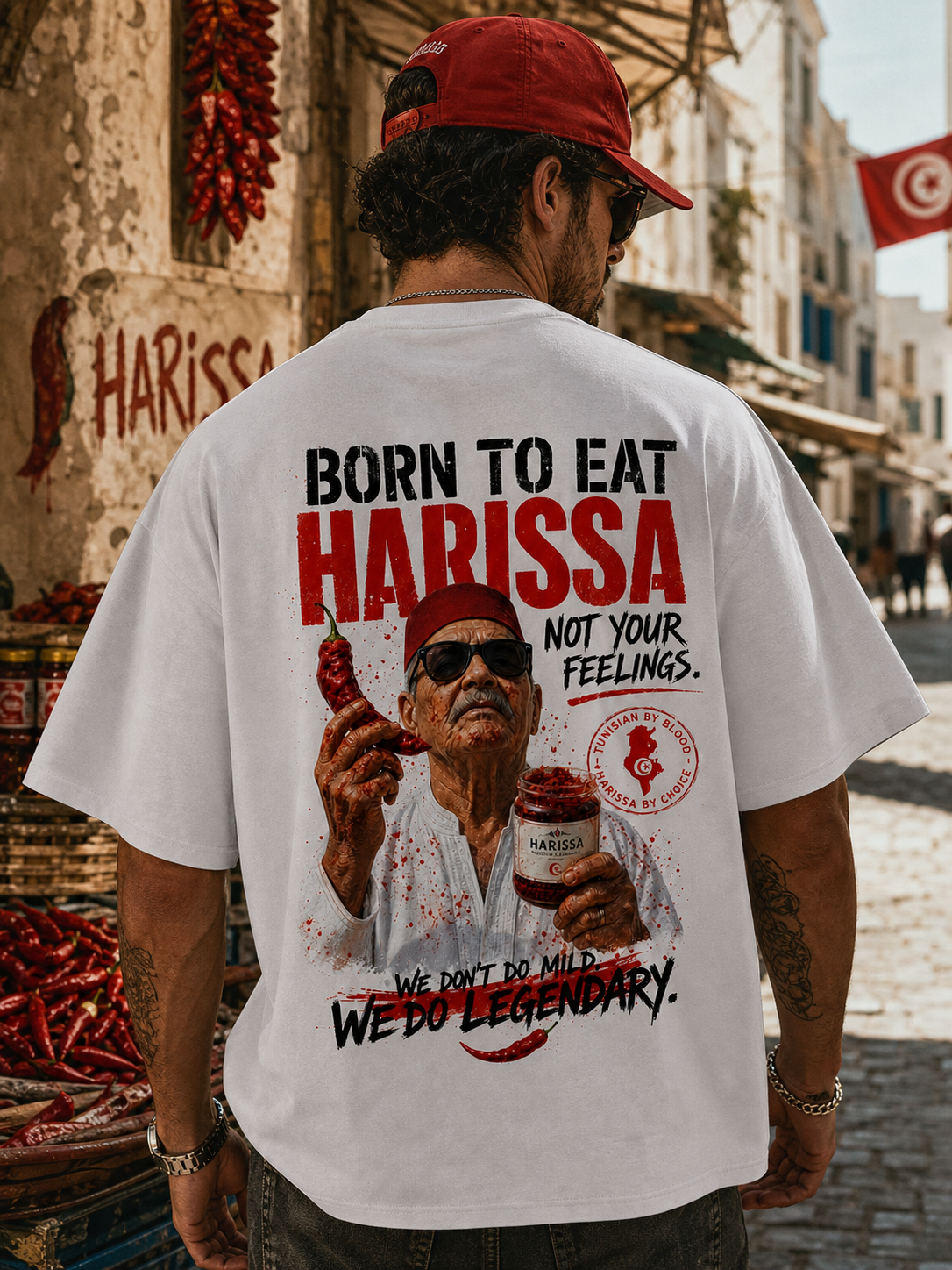 T-shirt Harissa Édition Limitée Premium Oversize