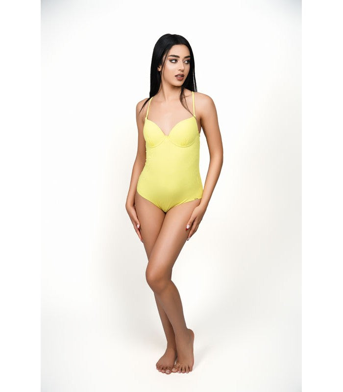 Maillot à double rembourrage et lacet au dos