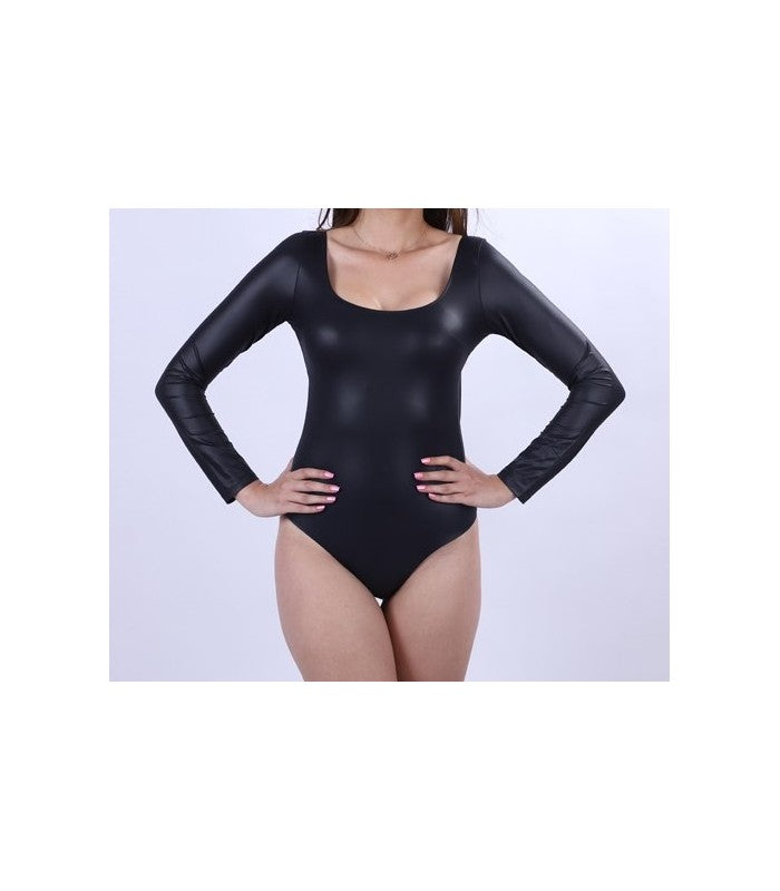 Maillot Une Pièce Lamé à Manches
