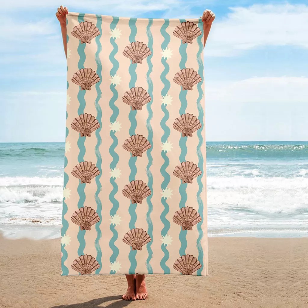 Serviette de Plage M Coquillage