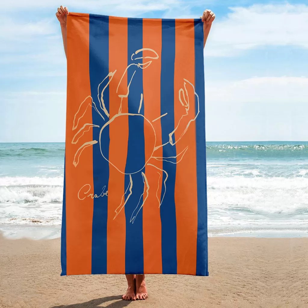 Serviette de Plage M Crabe