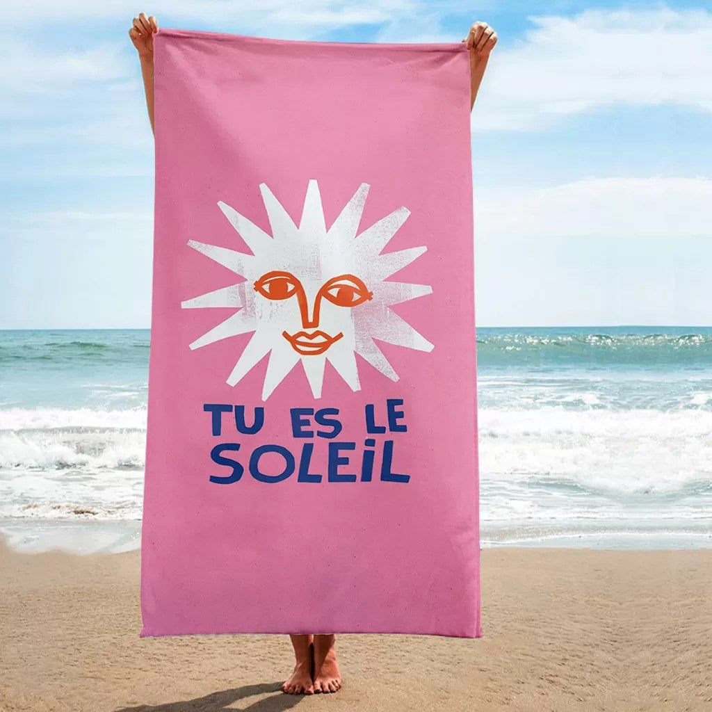 Serviette de Plage M Le Soleil