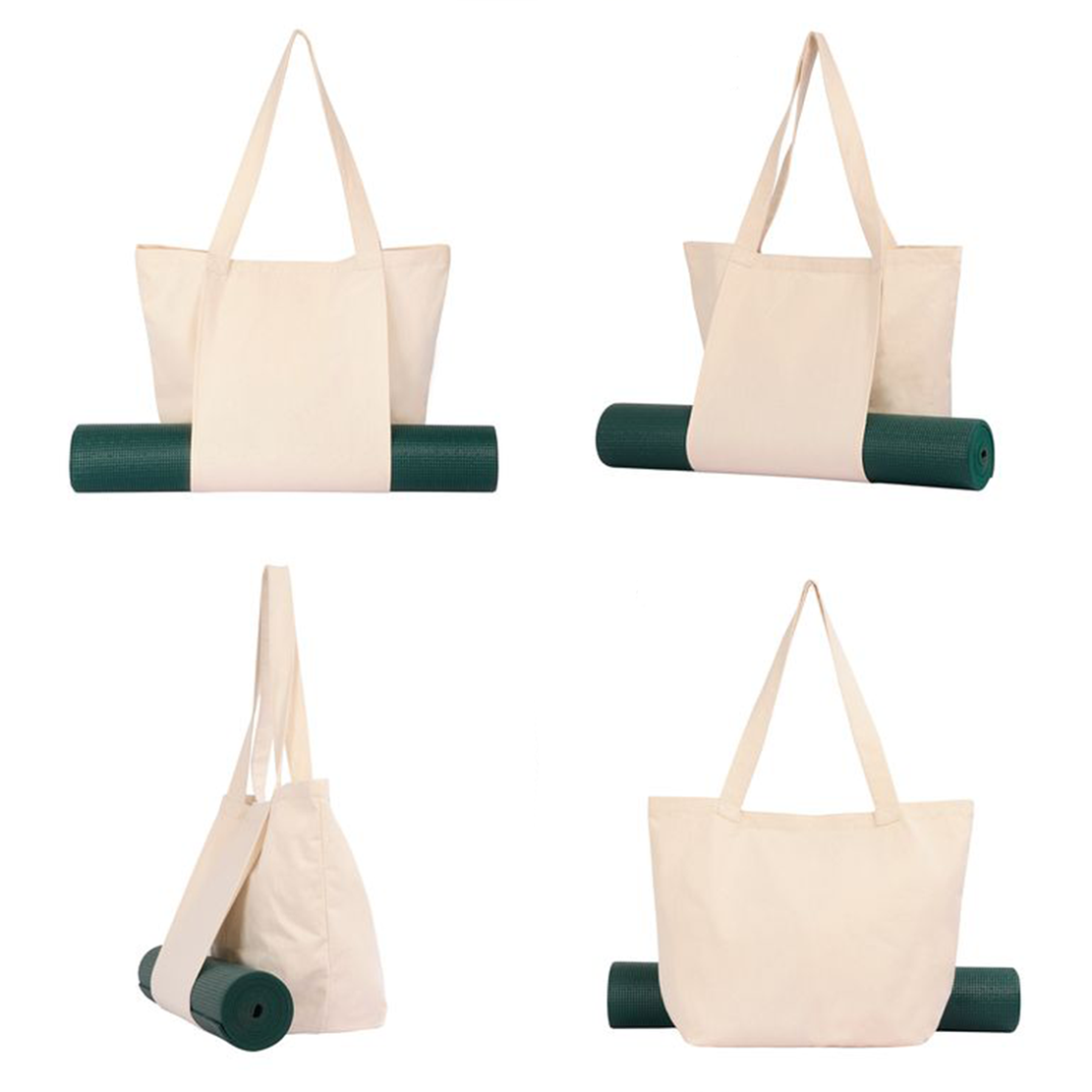 Sac de Yoga, Pilates, Fitness ou Plage, Multifonctions avec Porte-Tapis