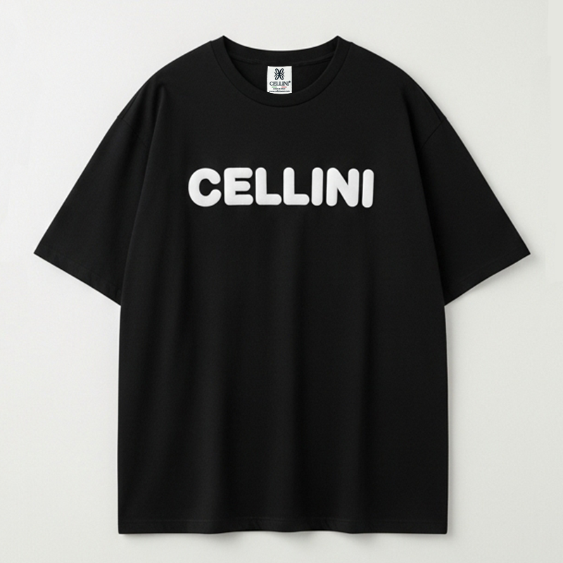 T-shirt oversize noir CELLINI
