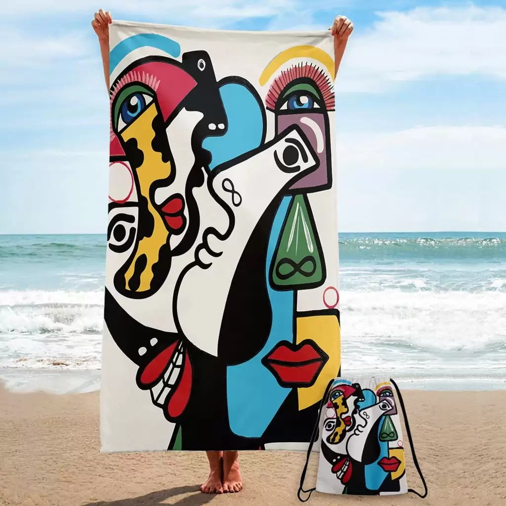 Serviette de Plage M A Look For Nothing