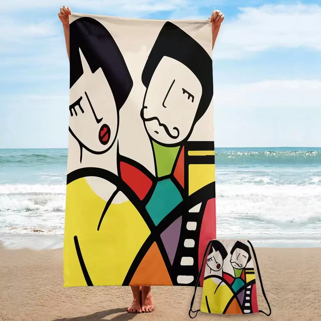 Serviette de Plage M The Man And Lady