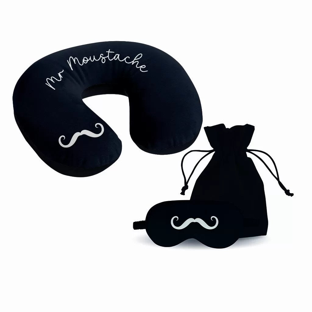 Pack Travel Mr Moustache Noir