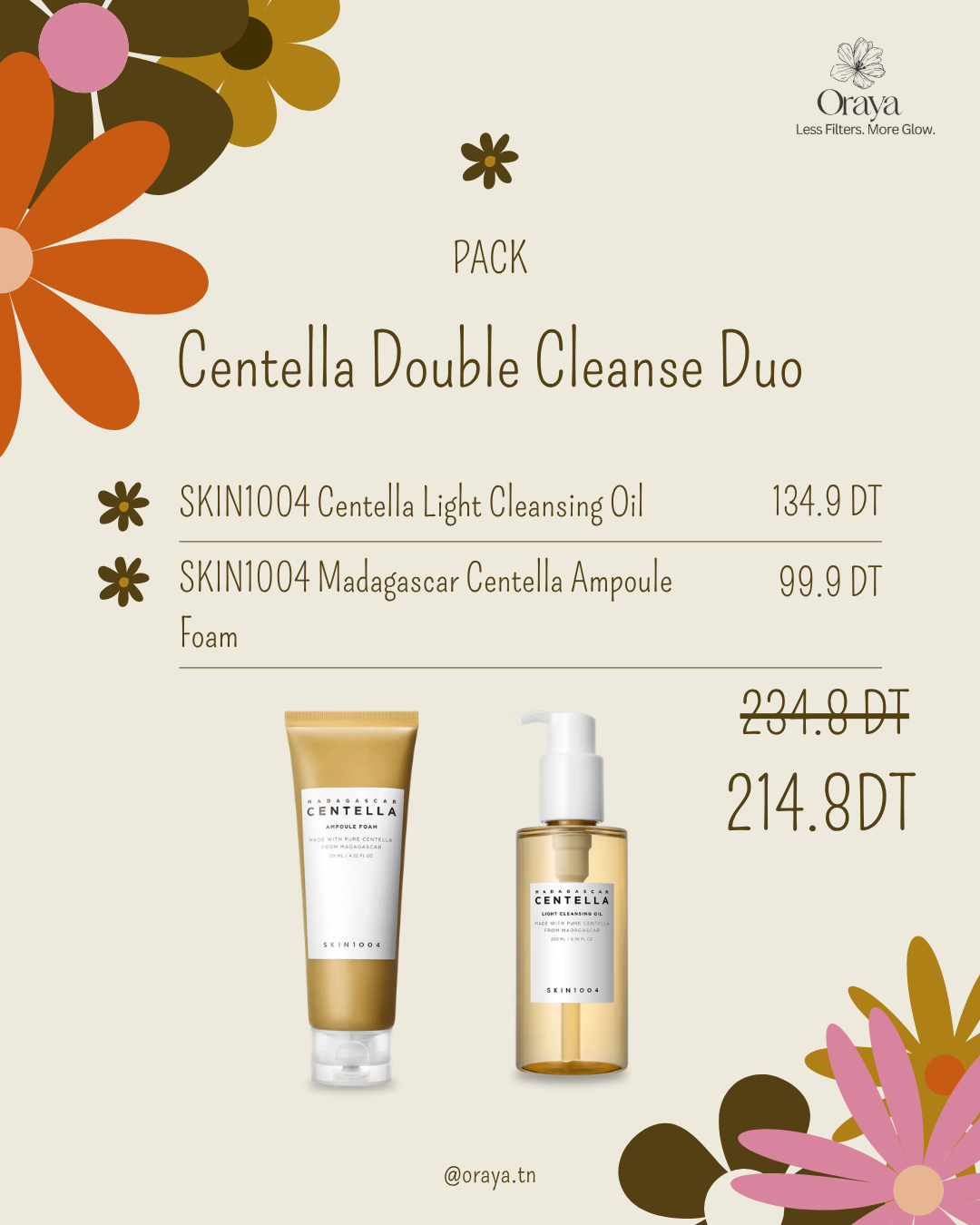 Pack Centella Double Cleanse Duo