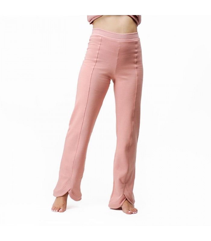 Pantalon Molletonné Fendu