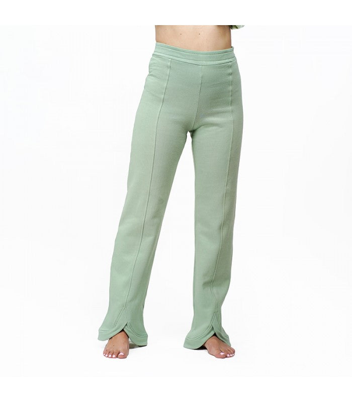 Pantalon Molletonné Fendu